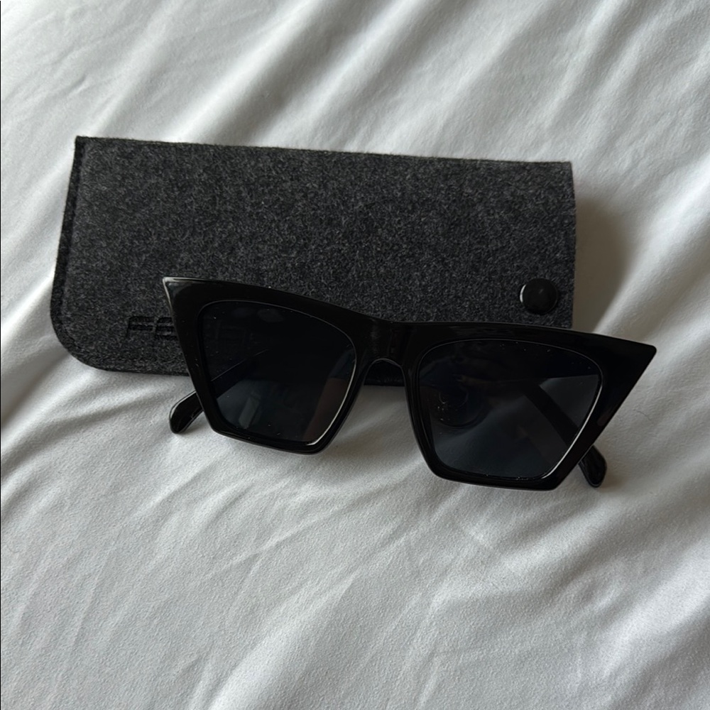 Vintage Square Cat Eye Sunglasses Women Trendy Cateye Sunglasses
